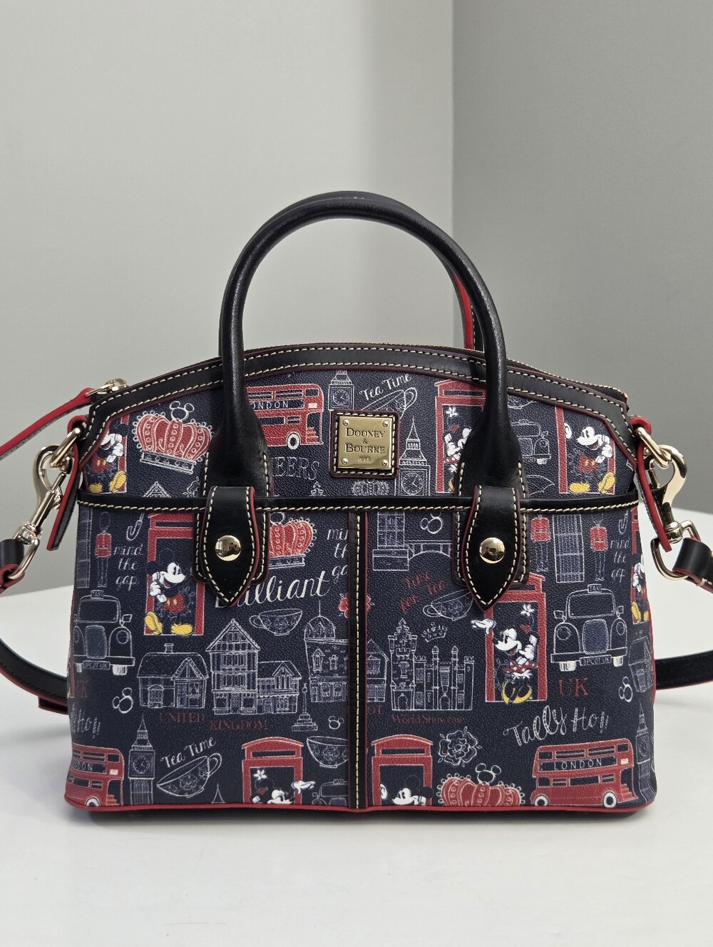 DOONEY & BOURKE DISNEY PARKS HELLO MATE UK UNITED KINGDOM SATCHEL BAG